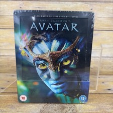 Avatar 3D & 2D Blu-ray Steelbook Zavvi UK Exclusive NEW SEALED Ltd 3000 Rare OOP