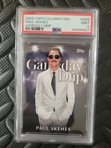 2025 Topps  Celebration Paul Skenes Gameday Drip #GD8  PSA 9