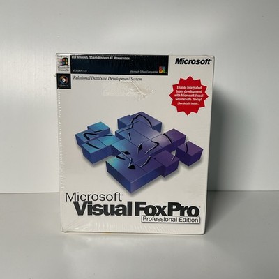 Microsoft Visual Fox Pro Professional Edition Version 5.0 New Factory Sealed