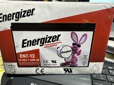 Energizer EN7-12 12V 7AH Long Lasting Sealed Lead Acid AGM Rechargeable Battery