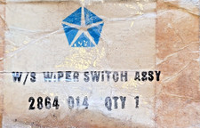 Nos Mopar 2864014 Windshield Wiper Switch 1968-69-70 B Body. Belvedere Gtx Etc
