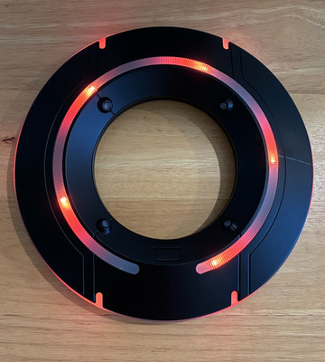 Disney Parks Tron Lightcycle Run Identity Disc Bluetooth Speaker & Rinzler Chip