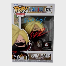 Soba Mask Sanji Signed Funko One Piece Pop Eric Vale Anime Autograph JSA COA 39