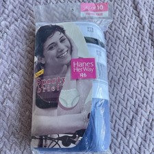 Vintage Hanes Her Way Sporty Briefs 3-pack Underwear