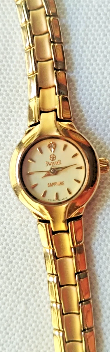 Swistar Gold Plated Band Wristwatches for sale - eBay display picture 2