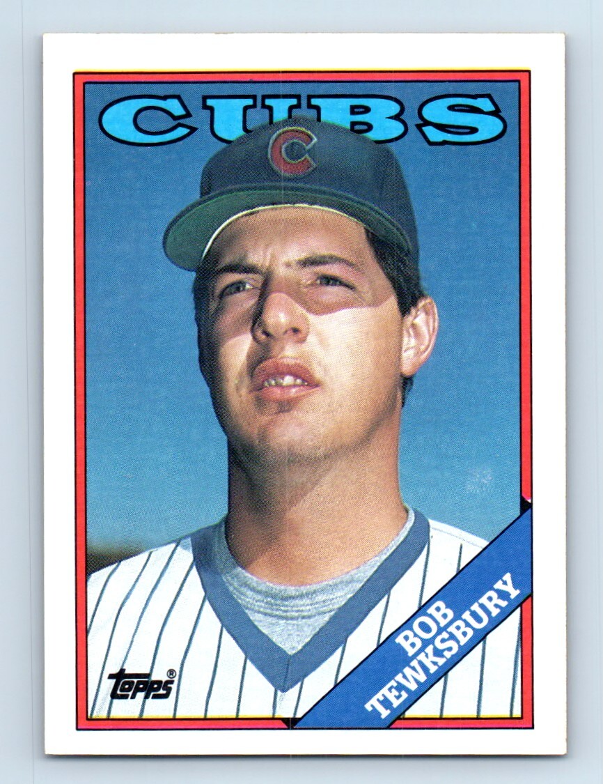 1988 Topps Bob Tewksbury Chicago Cubs #593