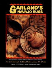 1993 GARLANDS NAVAJO RUGS PRINT AD, AMERICAN INDIAN TEXTILE, WOVEN ART, PRINT AD