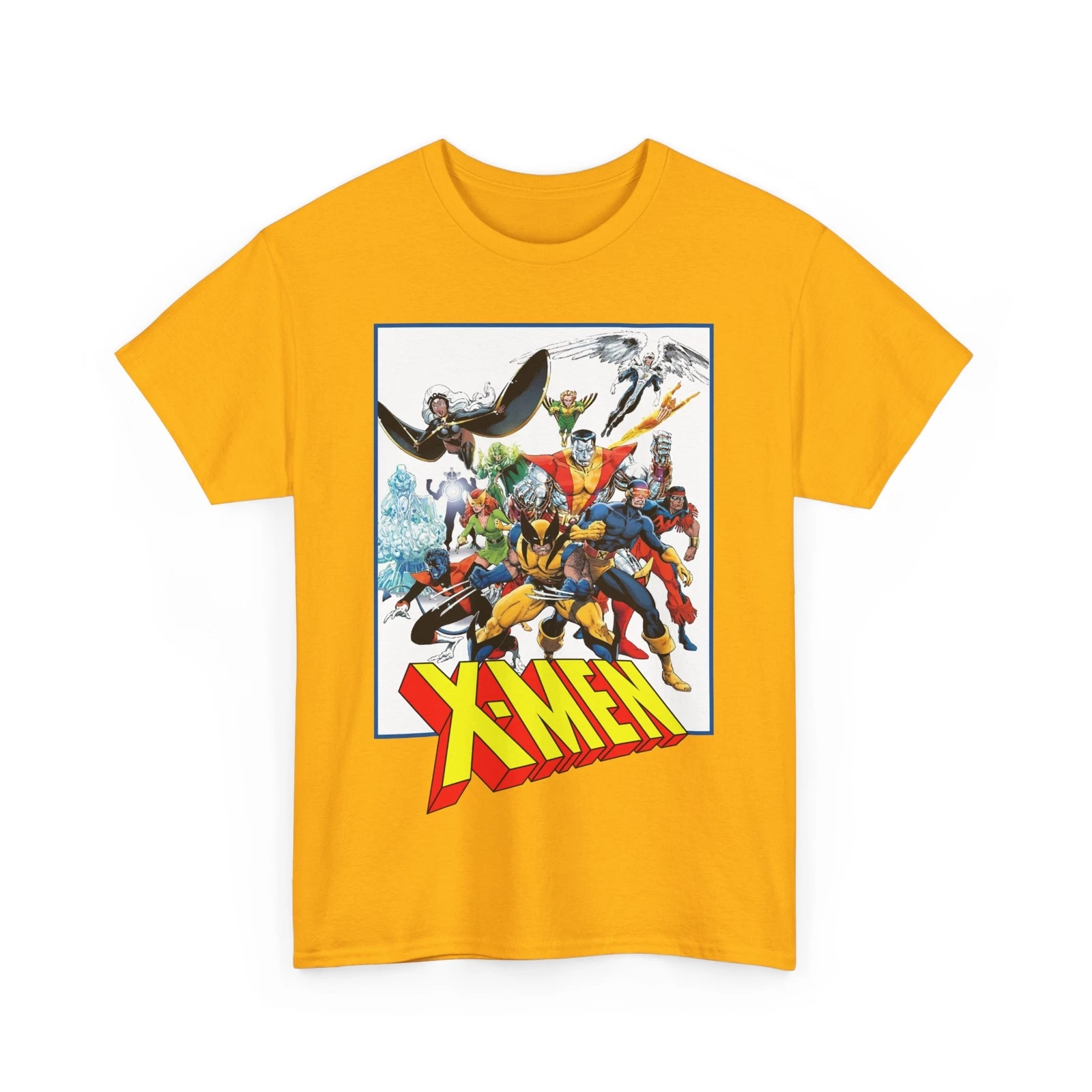 X-Men T-Shirt - Classic Arthur Adams Art - Marvel Comics - Wolverine, Colossus