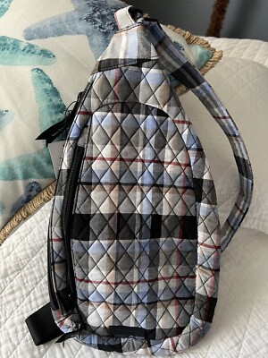 Vera Bradley Plaid Sling Crossbody Bag for women NWT Vera Bradley Hipster Crossbody - Gingham Plaid Print | eBay main image 2