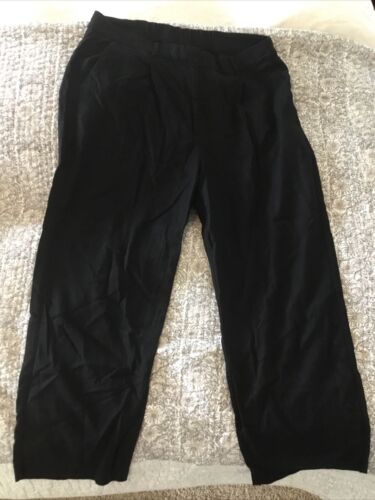 Old Navy Black Linen Pants Women’s XL