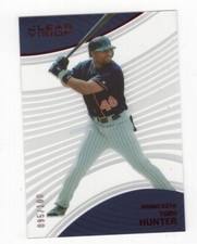 2023 PANINI CHRONICLES CLEAR VISION RED 95/100 TORII HUNTER MINNESOTA TWINS #25