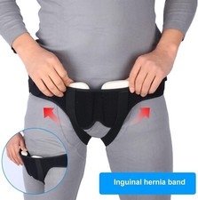 Men Inguinal Hernia Support Belt Double Groin Hernia Pain Relief Truss Brace BHM