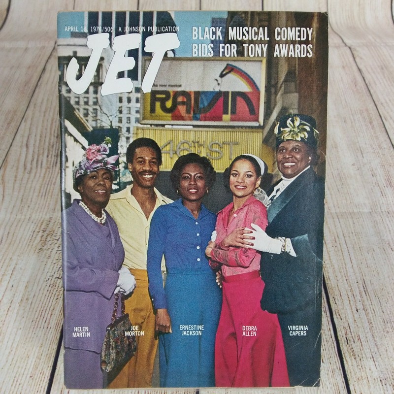 JET MAGAZINE | APRIL 18, 1974 | BLACK MUSICAL COMEDY BIDS FOR TONY AWARDS