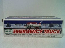 NEW 1996 Hess Emergency Truck With Ladder and Spotlight - NIB - 082624JET3-P