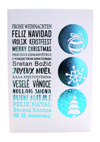 Mehrsprachige Weihnachtskarte Karte Weihnachten GlüCkwunschkarte GrußKarte