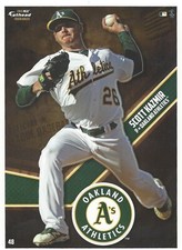 SCOTT KAZMIR FATHEAD TRADEABLES OAKLAND ATHLETICS A's REMOVABLE DECAL 2013 #48