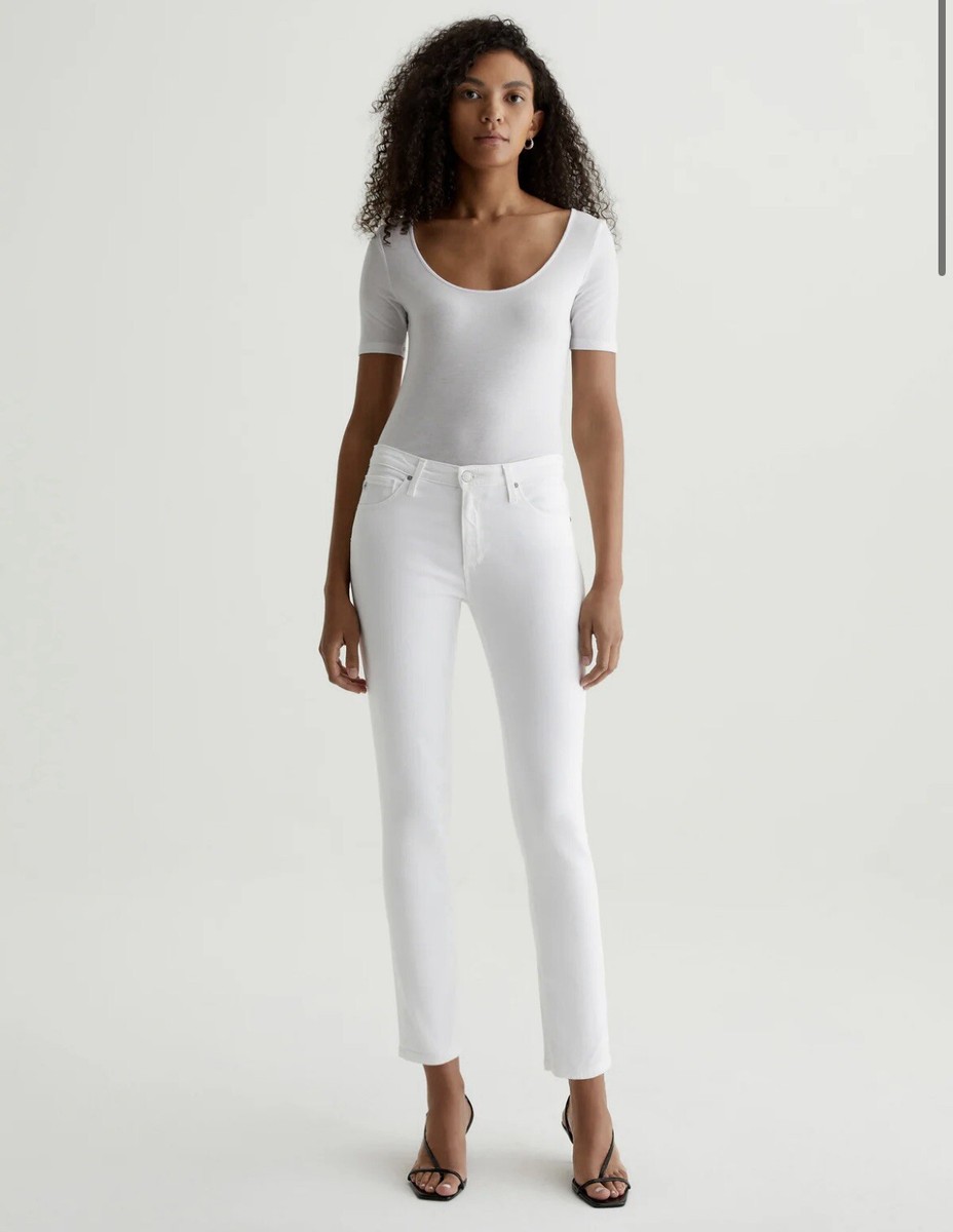 AG Jeans Prima Ankle, Women's, White, 27