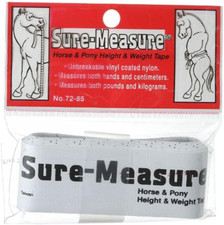 Tough 1 Sure Measure Horse and Pony Height/Weight Tape
