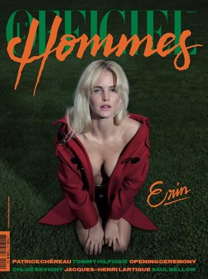 L'OFFICIEL HOMMES PARIS 40,Erin Heatherton,Chloe Sevigny,Patrice Chereau,Jacques