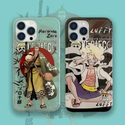 One Piece Anime Für iPhone 11 12 13 Pro X/XS XR Max Case Hülle Schutzhülle TPU