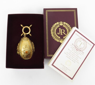 Imperial Treasures by Joan Rivers Russian Inspired NB2 Four Seasons Egg w Charm