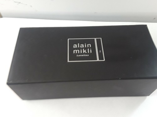ALAIN MIKLI SUNGLASSES EYEGLASSES OPTICAL empty BLACK BOX ONLY - Picture 2 of 4