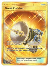 Great Catcher 264/236 Sun & Moon Cosmic Eclipse Secret Rare Pokemon Card - NM