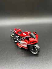 Mini Motorcycle Keychain Personality Keyring Backpack and Wind-Up Toy