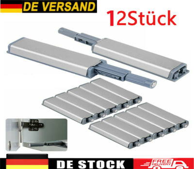 12stk Push to Open Schrank Tür Magnetschnäpper Drucktüröffner Möbelmagnet Satz
