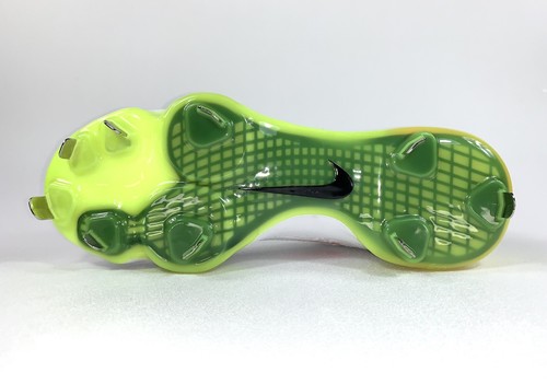 Nike Force Zoom Trout 7 Baseball Cleats White Volt Green CI3134-107 Men Size 13 - Picture 8 of 10