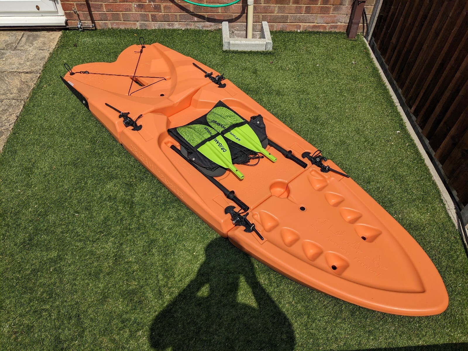 2in1 folding Kayak + SUP (stand up paddle board) Origami Paddler eBay