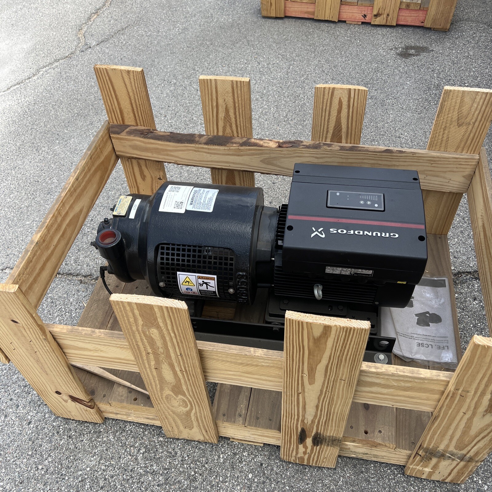Grundfos Paco 12709-2P-5 HP LCSE 5HP Split Coupled End Suction Pump with VFD