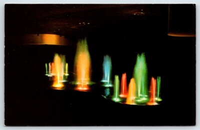 Postcard San Diego California Sea World Fantasy of Water Fountain Show