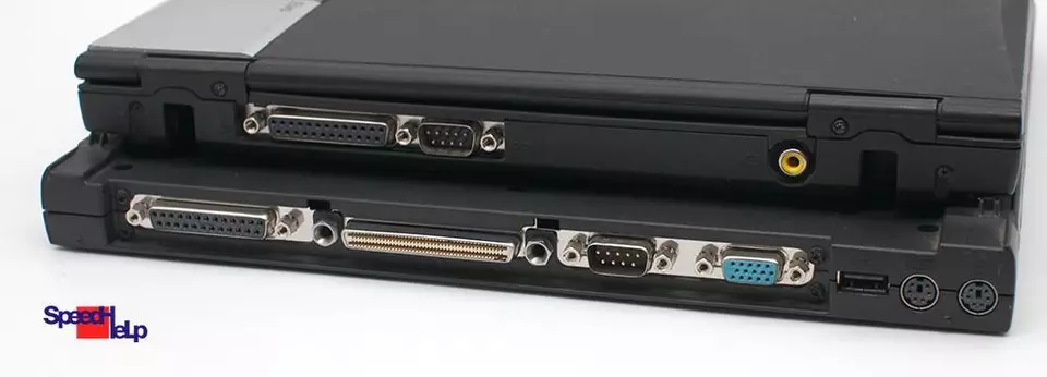 Netbook Notebook Compaq Evo N400C Docking Station Laptop Windows 98 384MB 20GB - Image 3 of 4