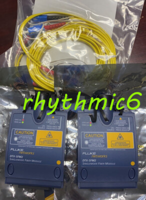 New FLUKE DTX-1800 Series DTX-SFM2 Single Mode Fiber Test Module Original Cable#