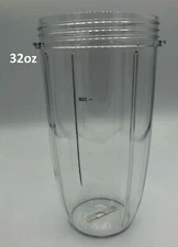 Blenpar 32oz Large Replacement Cup Jar,Compatible with Nutribullet 600W & 900W