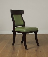 EX Display George Smith klysmos desk chair leather seat 2 available rrp £2430