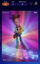 Woody - EPIC - Topps Disney Collect Progression Season 1 Iridescent Epic