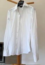 Mens Zara Man White Shirt / Business Shirt, Size S, Super Slim Fit