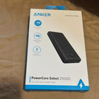 Anker PowerCore Select 20000 mAh Power Bank Dual USB 20k Fast Portable Charger