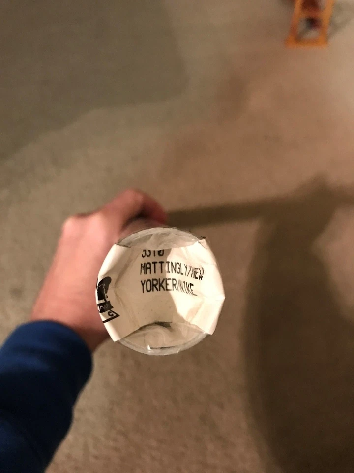 Vintage DON MATTINGLY "NEW YORKER" OG NIKE POSTER 1990s FULL SIZE NITF SEALED  - Image 4 of 4