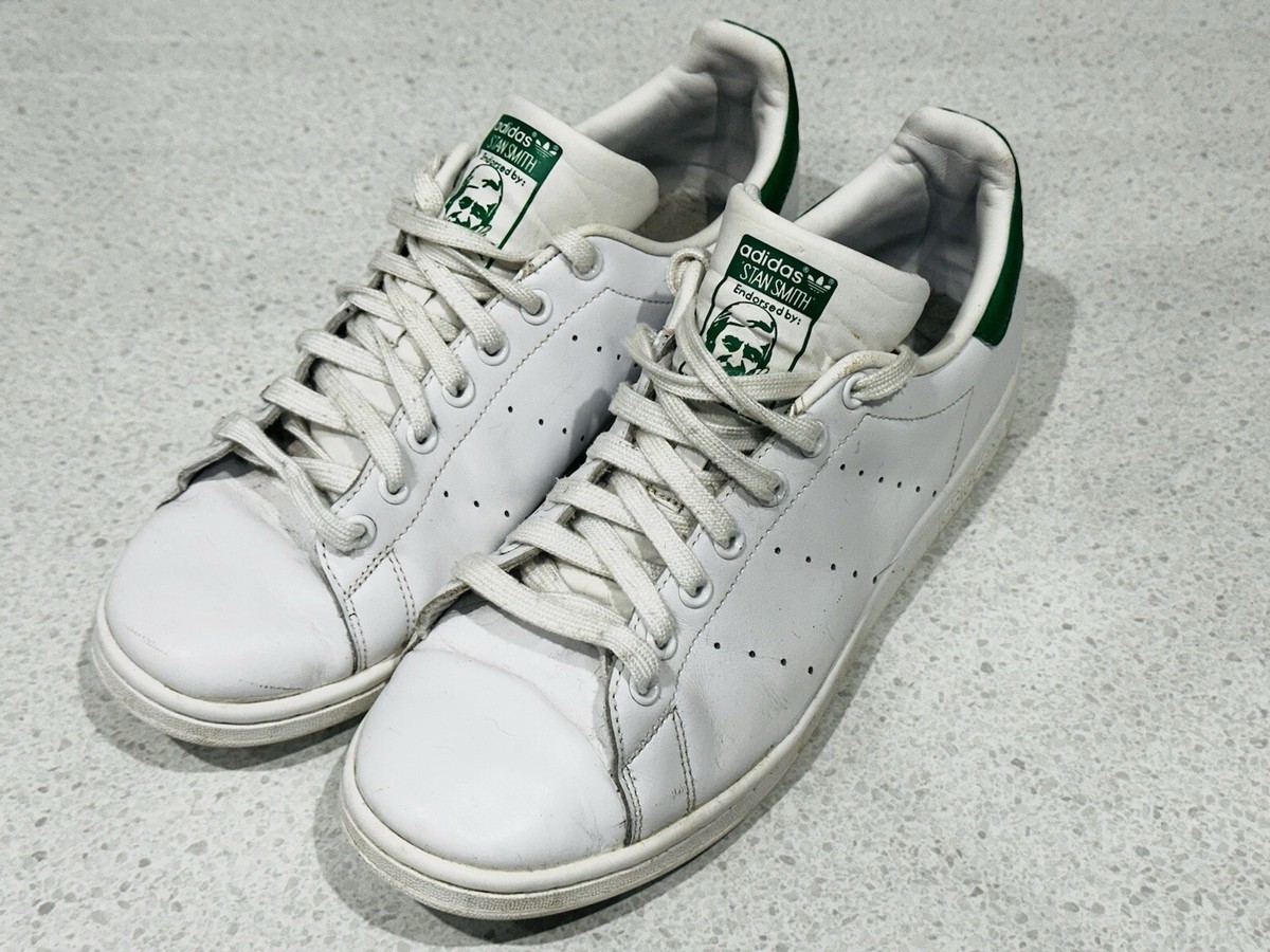 Adidas Mens Stan Smith White Vapour Green ⭐️ ADIDAS ORIGINALS