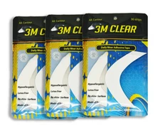 3M Double Sided Clear Daily Wear AA Contour True Tape Wig Toupee Hairpiece 108 P