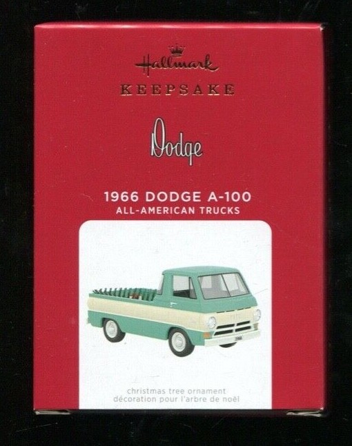 2021 Hallmark Ornament - 1966 DODGE - All American Trucks #27 - New in Box