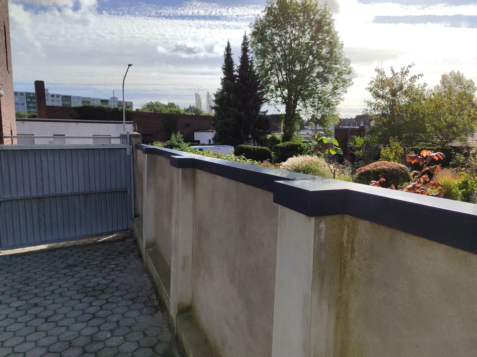 Mauerabdeckung Attikablech und Zubehör 200 cm Mauerschutz Aluminium Edelstahl - Bild 2 von 4