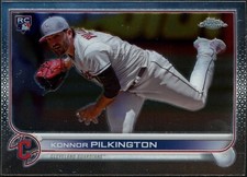 2022 Topps Chrome Update Konnor Pilkington RC USC171 Cleveland Guardians