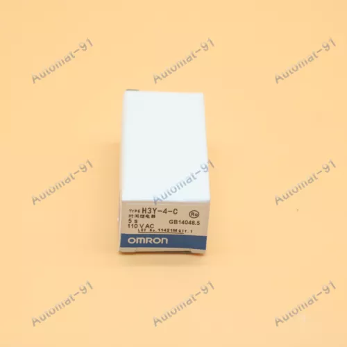 1PC New omron H3Y-4-C Timer AC110V DC24V AC220V 1S-30m free shipping