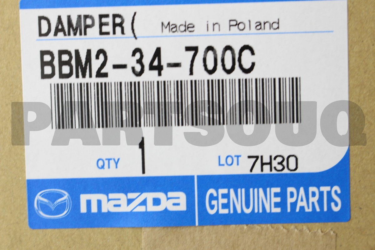 BBM234700C Genuine Mazda DAMPER(R),FRONT BBM2-34-700C | eBay