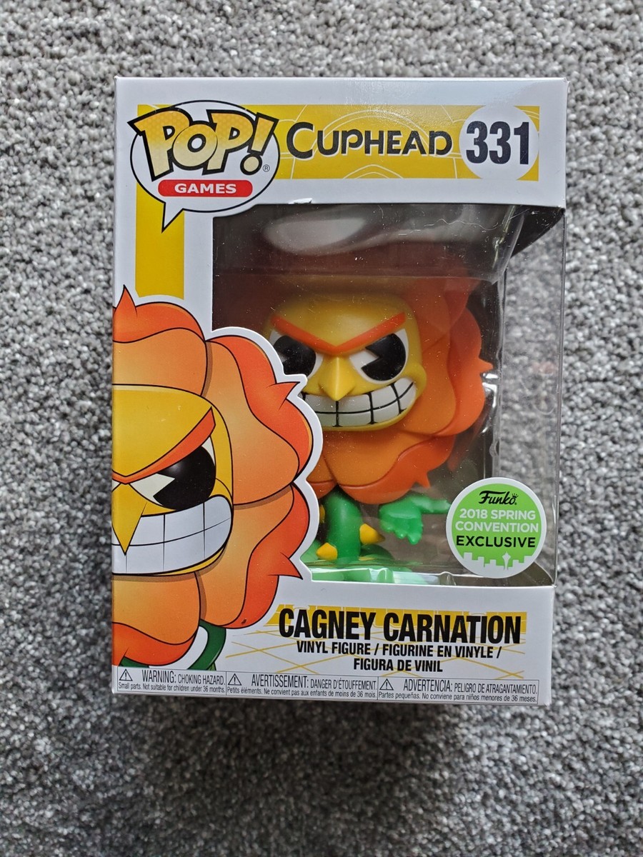 Funko POP! Cuphead 331 Cagney Carnation 2018 Spring Convention