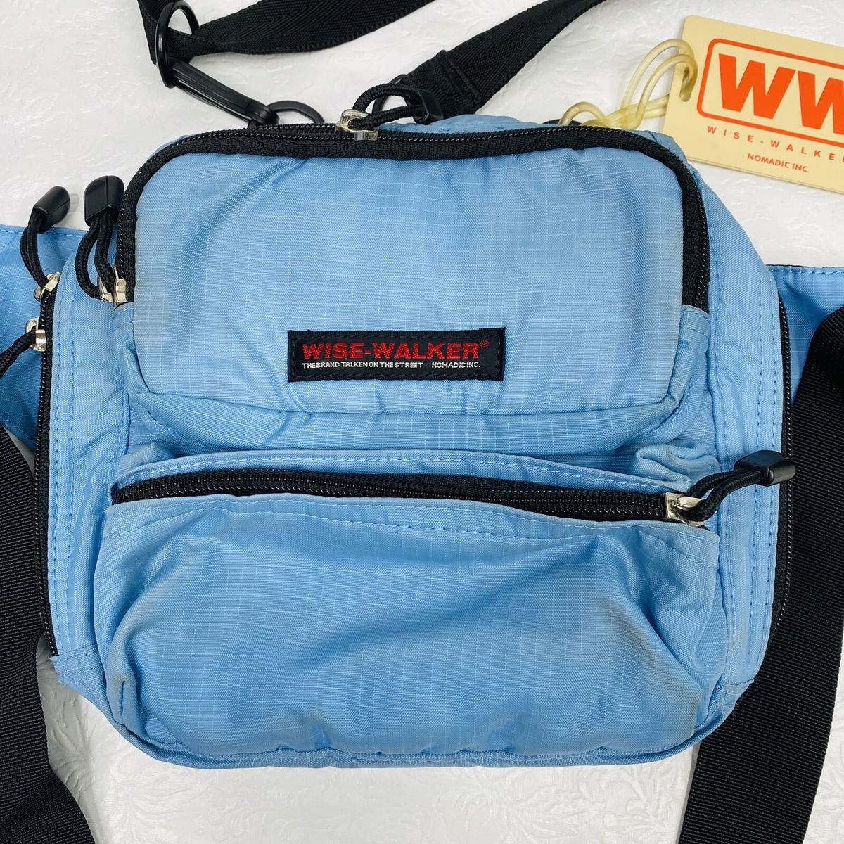 Nomadic Wise Walker Convertible Light Blue Fannie Pack with Belt